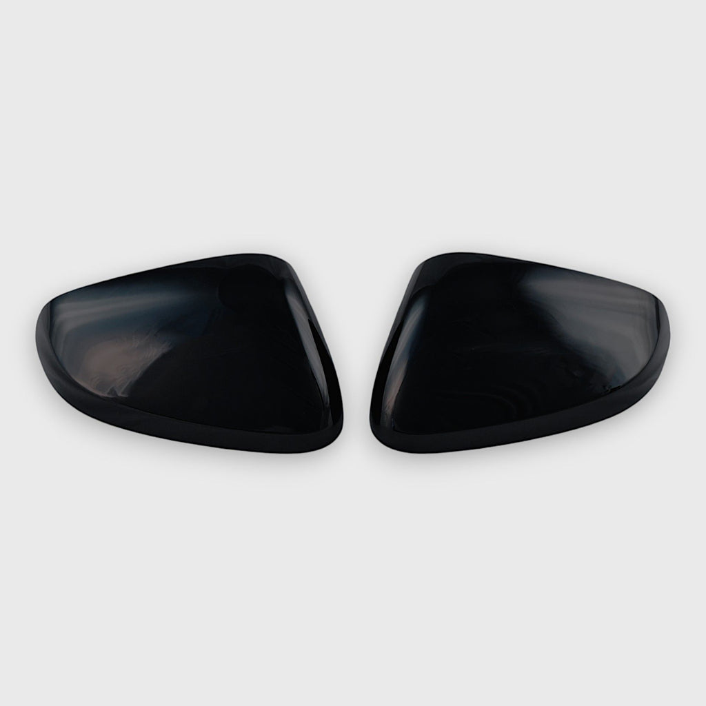 Chrome Delete Gloss Black Replacement Mirror Cover No Turn Signal