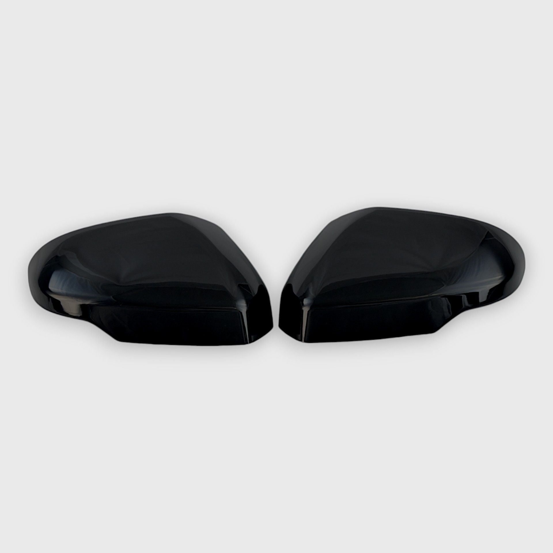 Chrome Delete Gloss Black Mirror Cover Set w/Turn Signal