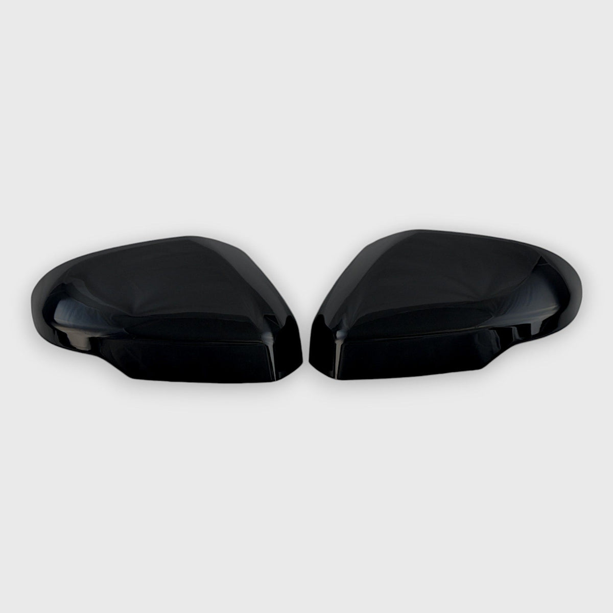 Chrome Delete Gloss Black Mirror Cover Set w/Turn Signal