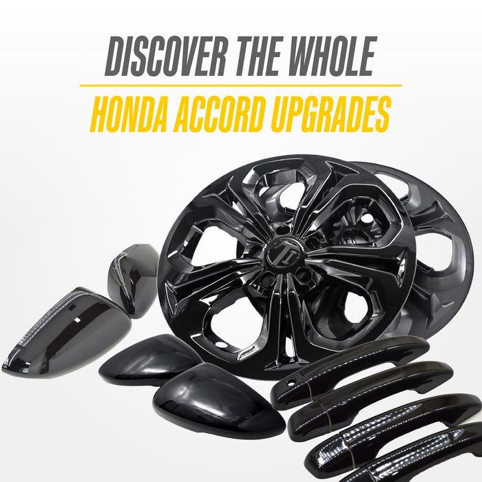 2023 Honda Accord MC6368BLK gloss black chrome delete mirror covers - image 7