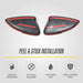 2024 Honda Accord MC6368BLK gloss black chrome delete mirror covers - image 5