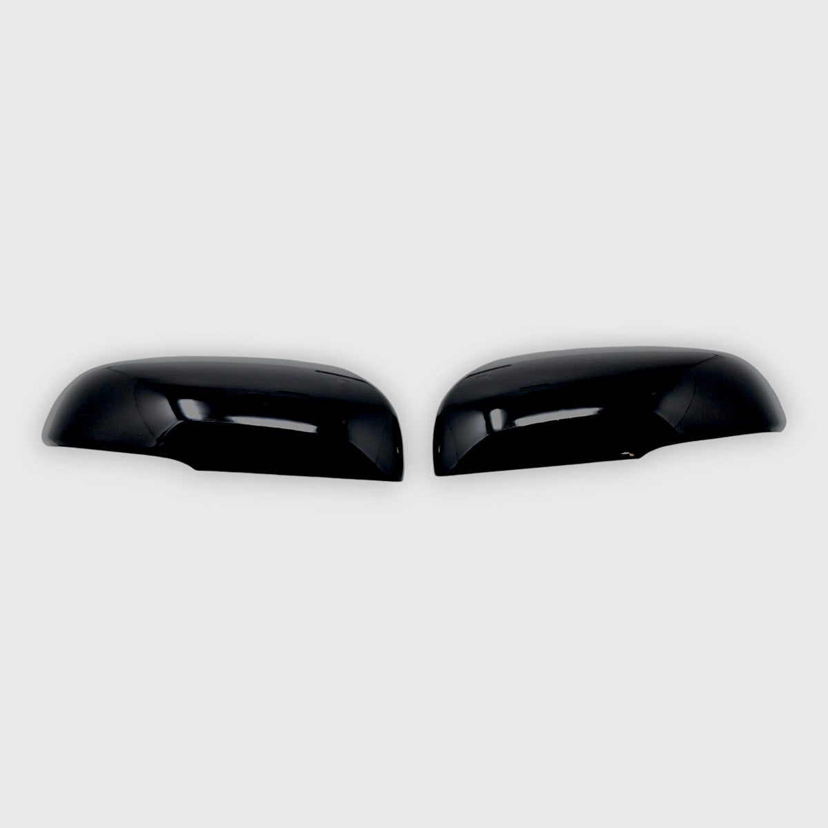 Chrome Delete Gloss Black Mirror Cover Set w/Turn Signal Top