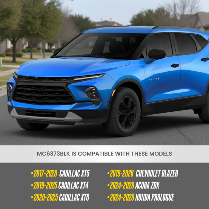 2023 Chevrolet Blazer Gloss Black Mirror Covers MC6373BLK - image 6