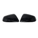 Pair of gloss black tape-on mirror covers MC6384BLK for 2024 Lexus NX, left and right