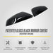 Patented MC6384BLK Gloss Black Mirror Covers for 2016 Lexus NX, with or without turn signal - simple install, covers damage, durable, factory-like fit