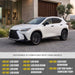 MC6384BLK Gloss Black Mirror Cover compatibility chart with 2024 Lexus NX and other Lexus models