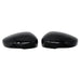 Pair of gloss black tape-on mirror covers MC6389BLK for 2017 Chrysler Pacifica, left and right