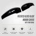 Patented MC6389BLK Gloss Black Mirror Covers with turn signal for 2025 Chrysler Pacifica - simple install, covers damage, durable, factory-like fit