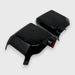 MC6393BLK gloss black mirror covers for 2026 Toyota Land Cruiser, angled view, 2-piece set