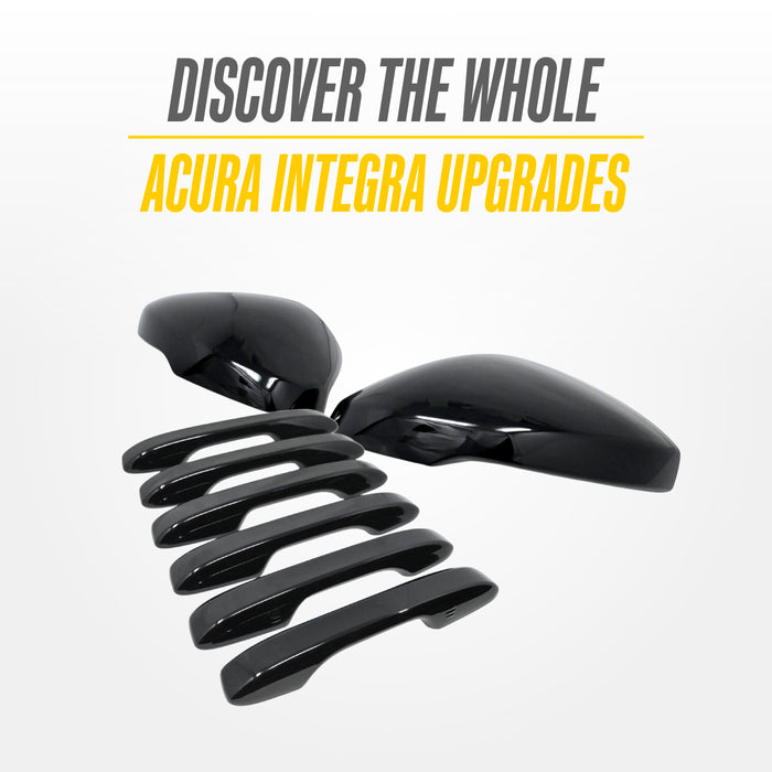 2026 Acura Integra MC6396BLK gloss black chrome delete mirror covers - image 7
