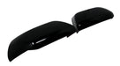 MC6405BLK gloss black mirror covers for 2026 GMC Terrain, angled view of the 2-piece set