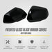 MC6406BLK patented gloss black mirror covers for 2025 Cadillac XT4 (with turn signal) - feature icons