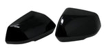 MC6406BLK gloss black mirror covers for 2024 Cadillac XT4, second angled view of the 2-piece set