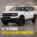 MC6407BLK gloss black mirror covers installed on a 2022 Ford Bronco Sport