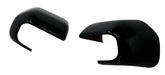 MC6407BLK gloss black mirror covers for 2025 Ford Bronco Sport, second angled view of the 2-piece set