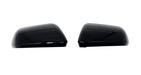 MC6408BLK gloss black mirror covers for 2024 Ford Mustang, second angled view of the 2-piece set