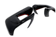 MC6411BLK gloss black mirror covers for 2024 Ford F-150, second angled view of the 2-piece set