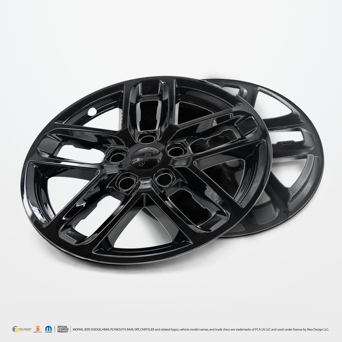 Chrome Delete Gloss Black 18" Wheel Skin Set - WSK845-18BLK