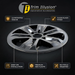 Ford F 150 Chrome Delete Gloss Black Wheel Skins