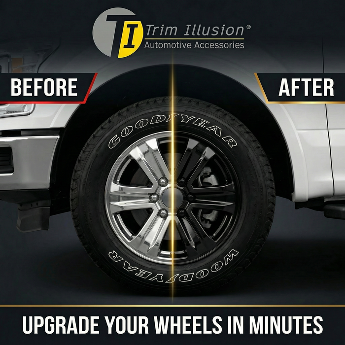Ford F 150 Chrome Delete Gloss Black Wheel Skins
