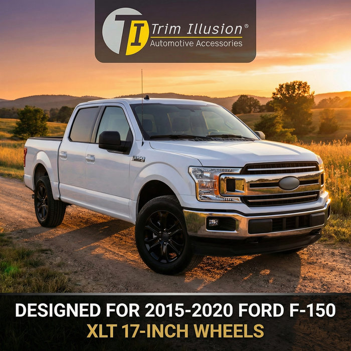 Ford F 150 Chrome Delete Gloss Black Wheel Skins