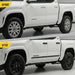 Before and after SM6102BLK gloss black side molding on 2026 Toyota Tacoma