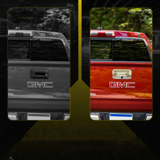 chrome tailgate handle trim before and after