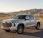 ABS6848BLK gloss black grille overlay fitted on a Toyota Tundra, lifestyle photo
