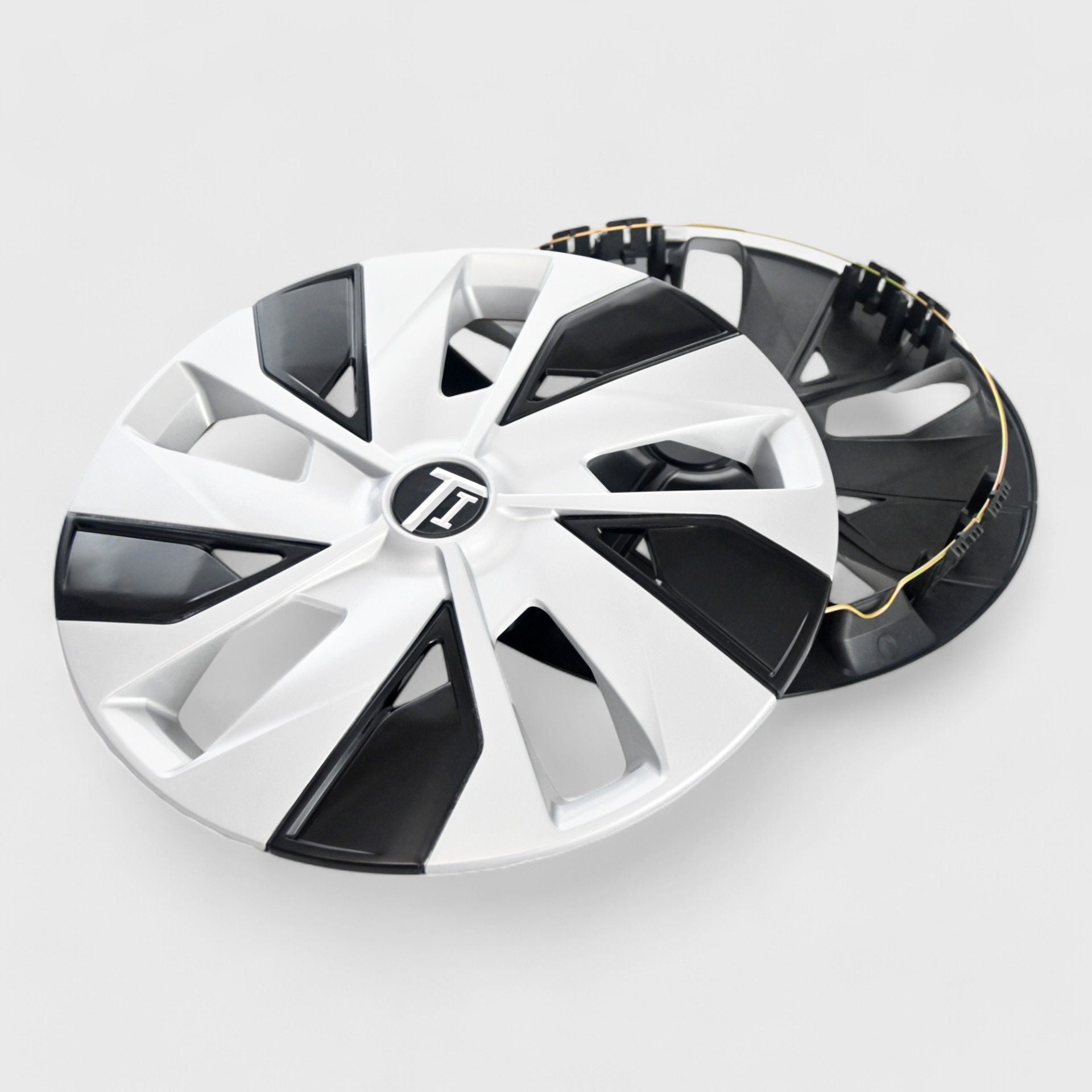 Chrome Delete Gloss Black Wheel Cover Set - WC104-16SB — Trim Illusion