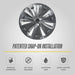 Patented snap-on installation - WC122-192T wheel cover for 2020 Tesla Model Y