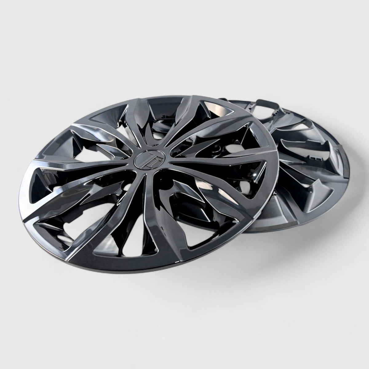 4-Delige J-Tec Wieldoppenset ST 18-inch zilver/zwart