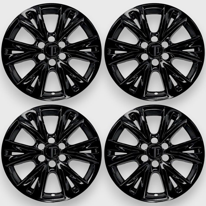 Chrome Delete Gloss Black Wheel Skin Set - WSK708-18BLK