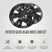 Patented gloss black snap-on wheel skin WSK708-18BLK for 2020 Cadillac XT5