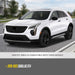 WSK712-18BLK compatibility: fits 2019-2023 Cadillac XT4, shown on a Cadillac XT4