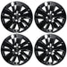 Set of four WSK714-18BLK gloss black 18-inch wheel skins for 2026 Nissan Pathfinder