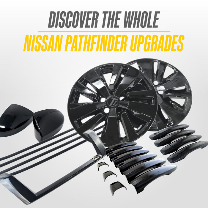 Matching Trim Illusion gloss black upgrades for the 2024 Nissan Pathfinder