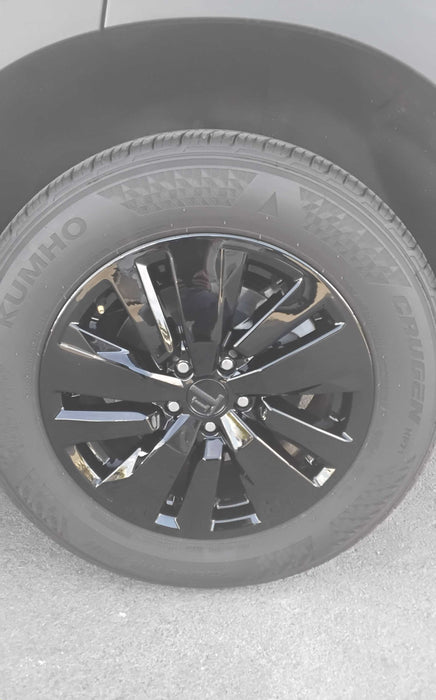 Chrome Delete Gloss Black Wheel Skin Set - WSK714-18BLK