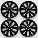 Four WSK715-20BLK gloss black wheel skins from the set for 2022 Ford Explorer