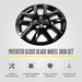 Patented gloss black snap-on wheel skin WSK720-17BLK for 2024 Chevrolet Equinox