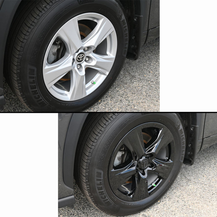 Chrome Delete Gloss Black Wheel Skin Set - Toyota Highlander