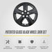 Patented WSK723-18BLK Gloss Black Wheel Skin for 2021 Toyota Highlander - simple install, covers damage, durable, factory-like fit