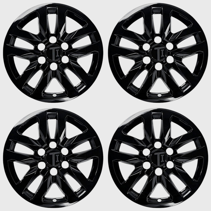 Chrome Delete Gloss Black Wheel Skin Set - WSK724-18BLK