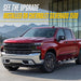 2025 Chevrolet Silverado 1500 LT/LS with Trim Illusion WSK724-18BLK Gloss Black Wheel Skins installed