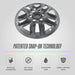 Patented snap-on technology - WSK724-18BLK wheel skin for 2023 Chevrolet Suburban LS/LT