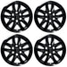 Set of four WSK724-18BLK gloss black 18-inch wheel skins for 2024 Chevrolet Tahoe LS/LT