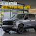 2022 Chevrolet Tahoe LS/LT with Trim Illusion WSK724-18BLK Gloss Black Wheel Skins installed