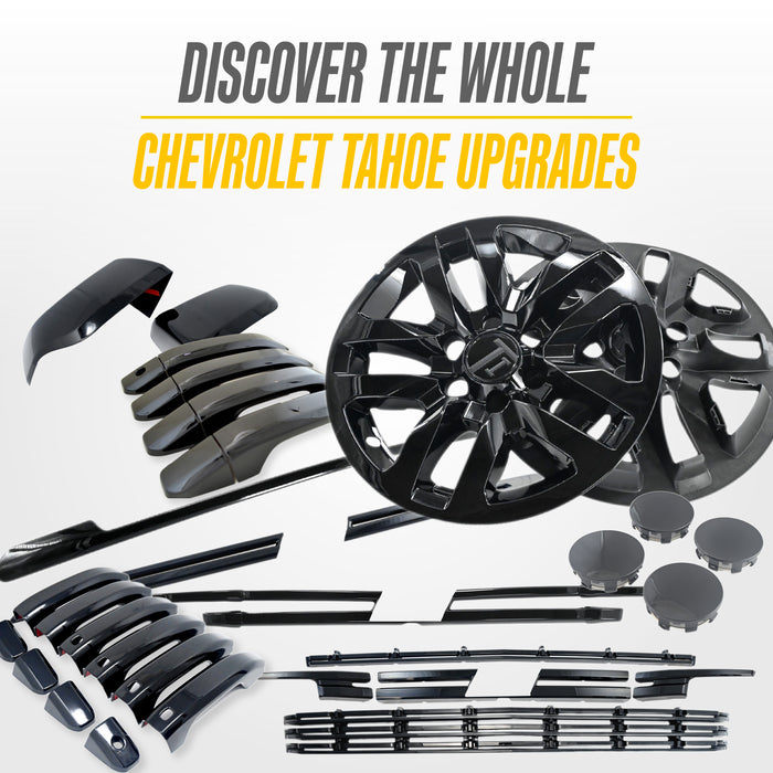Matching Trim Illusion gloss black upgrades for the 2021 Chevrolet Tahoe