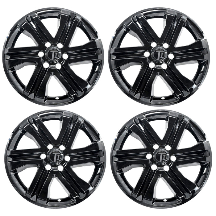 Set of four WSK726-20BLK gloss black 20-inch wheel skins for 2022 Ford F-150