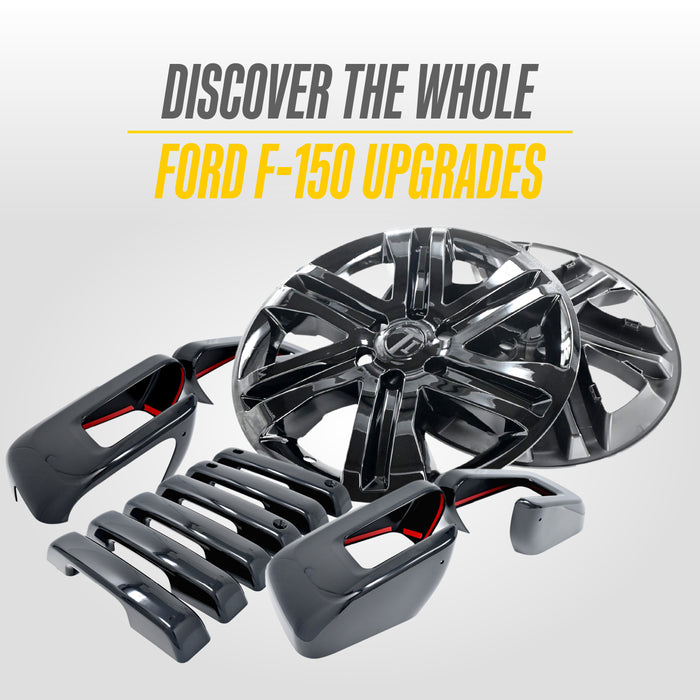 Matching Trim Illusion gloss black upgrades for the 2021 Ford F-150