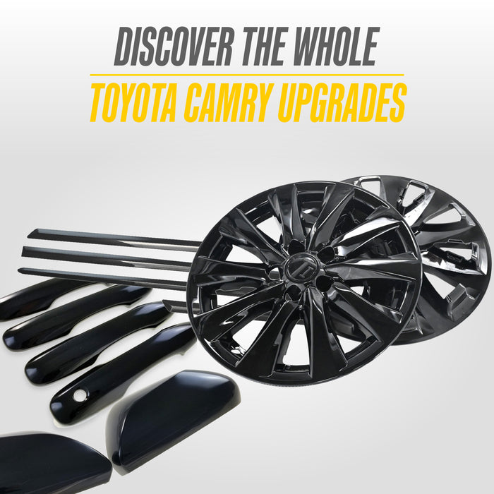 Matching Trim Illusion gloss black upgrades for the 2020 Toyota Camry
